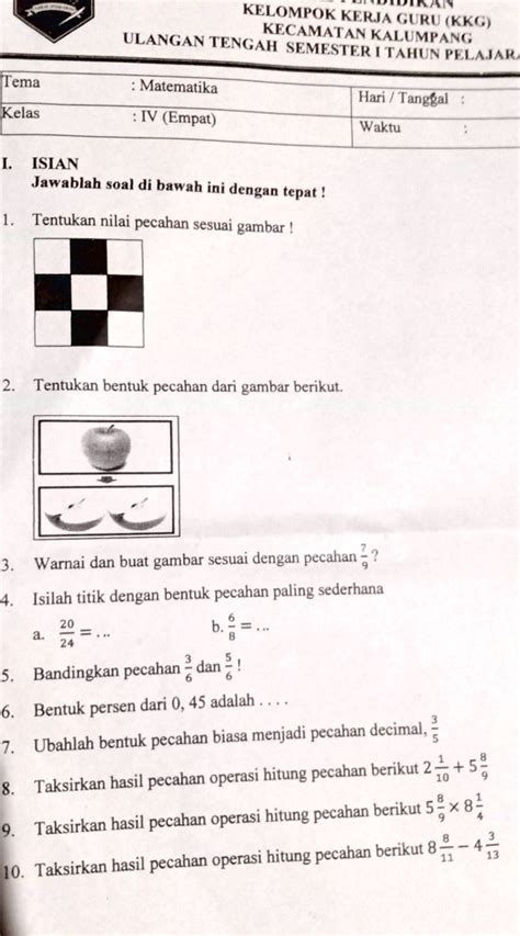 SOLVED Jawablah Soal Di Bawah Ini Dengan Tepat 1 Tentukan Nilai