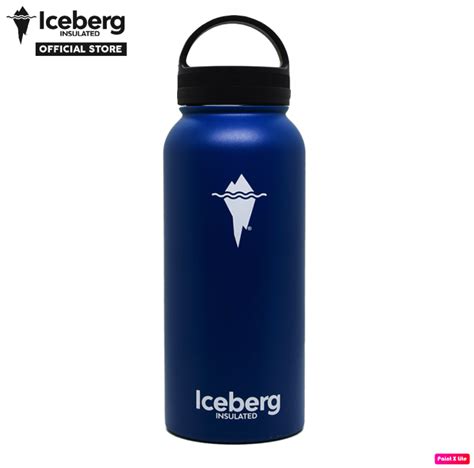 Iceberg Insulated 32 Oz Stainless Steel Drinking Water Bottle