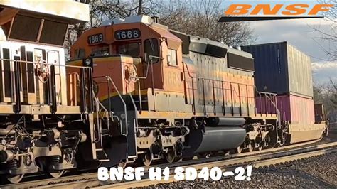 BNSF H1 SD40 2 On The Norfolk Southern CNO TP YouTube