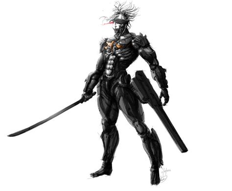 Raiden Metal Gear Rising Revengeance [improved] By Visualinfinity On Deviantart