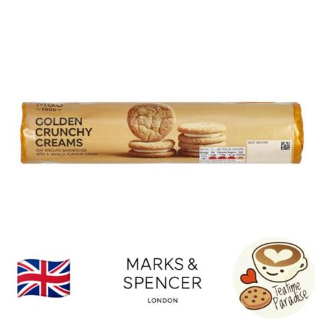 Marks And Spencer Mands Golden Crunchy Creams 230g Marks And Spencer