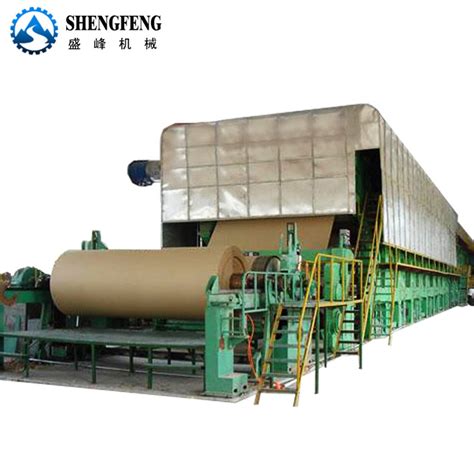 Tpd Kraft Paper Making Machine Production Line Turnkey Project