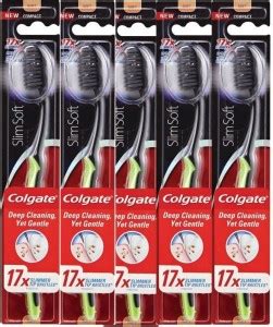 Colgate Slim Charcoal Black Soft Toothbrush Buy Baby Care Products In