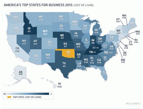 Cost Of Living 2025 By State - Rana Ursula