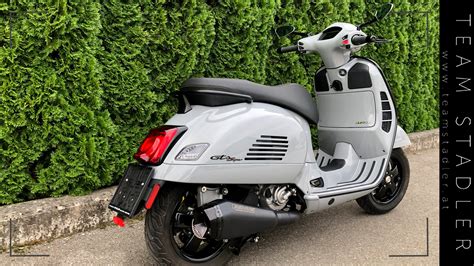 Umgebautes Motorrad Vespa Gts Hpe Super Tech Von Stadler Motorsport