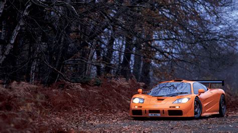 Orange supercar, McLaren, McLaren F1, orange color, trees HD wallpaper ...