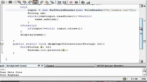 How To Open A Text File And Save It In Arraylist Using Java Youtube