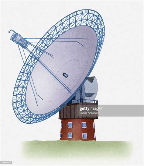 Illustration Of A Radio Telescope High Res Vector Graphic Getty Images