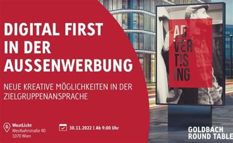 Digital First In Der Au Enwerbung Veranstaltung