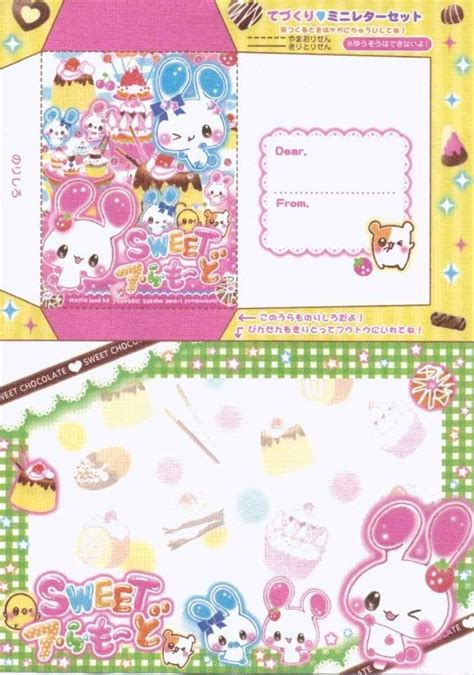 Kawaii Envelope Sobre Printable Envelope Cute Envelopes Kawaii