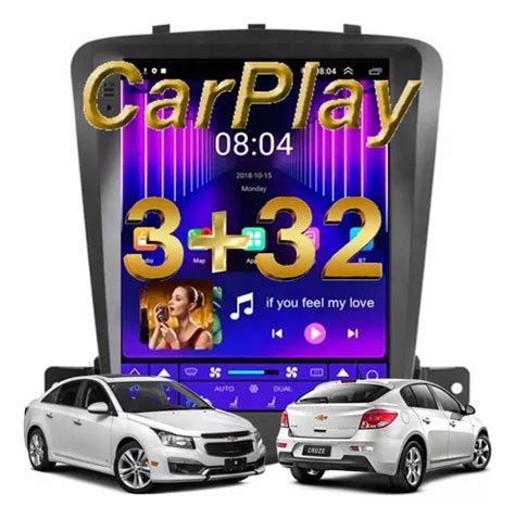 Central Multimidia Tesla Cruze Gb Gb Android Carplay Qled