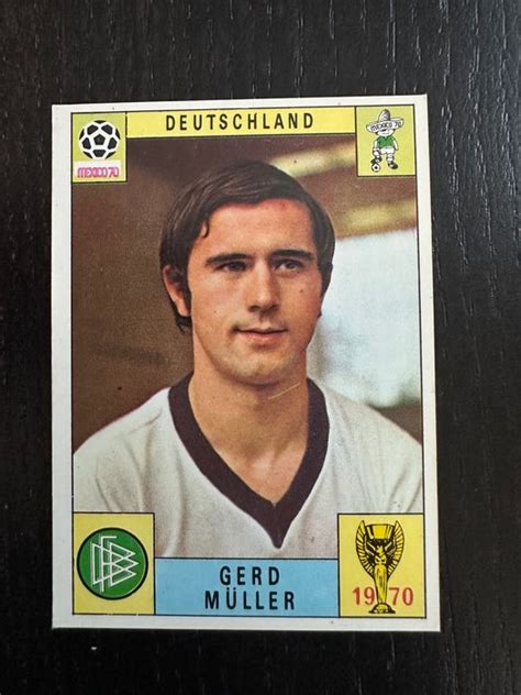 Panini Wc Mexico Gerd M Ller Germany Original Catawiki