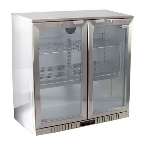 Stainless Steel Bar Fridge 210ltr Borrelli Commercial Kitchen Supplies