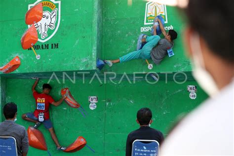 KEJURNAS PANJAT TEBING ANTARA Foto