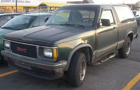 1994 Gmc Jimmy Base 4dr 4x2 Sport Utility 4 Spd Auto W Od