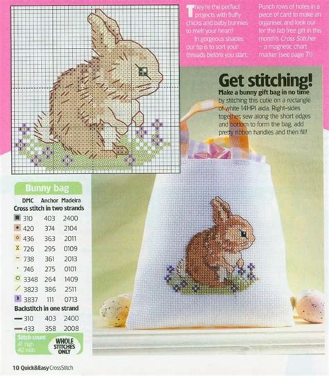 1000 Images About Cross Stitch Rabbits SMALLS On Pinterest