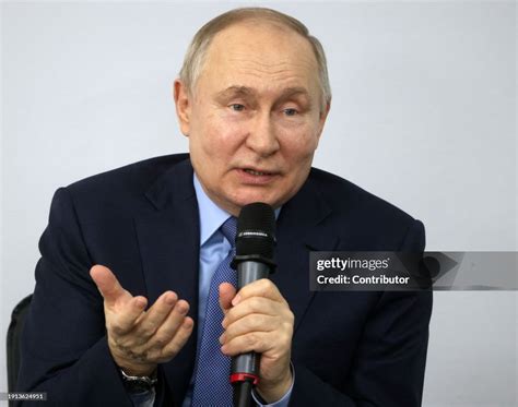 Russian President Vladimir Putin Speeches During His Meeting With