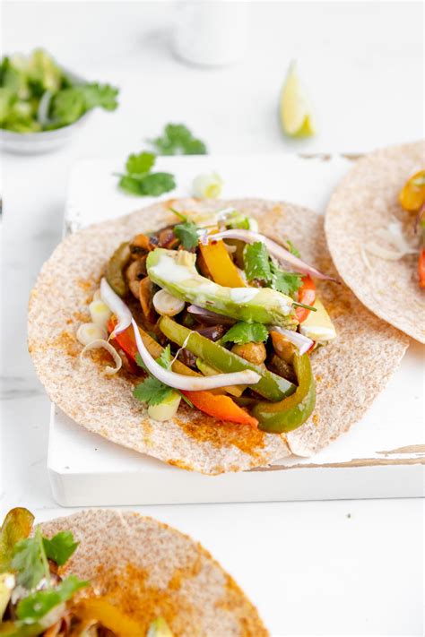 Vegan Fajitas Running On Real Food