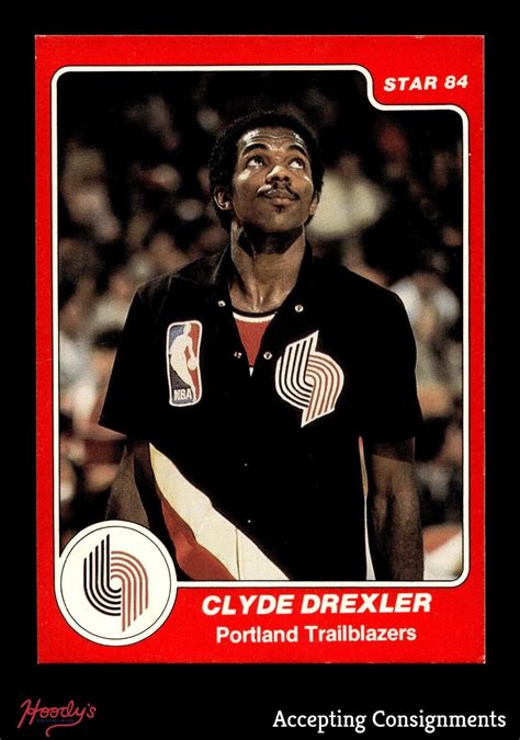 1983 84 Star 100 Clyde Drexler TRAIL BLAZERS XRC RC ROOKIE EBay