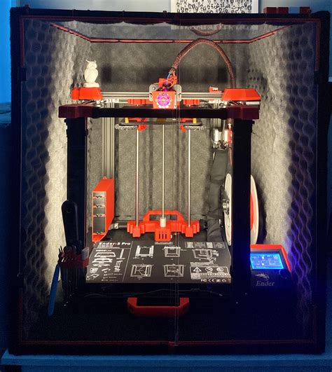 My First 3d Printer Ender 5 Pro Enclosure For Sound Proof Pla Printing At The Moment Future