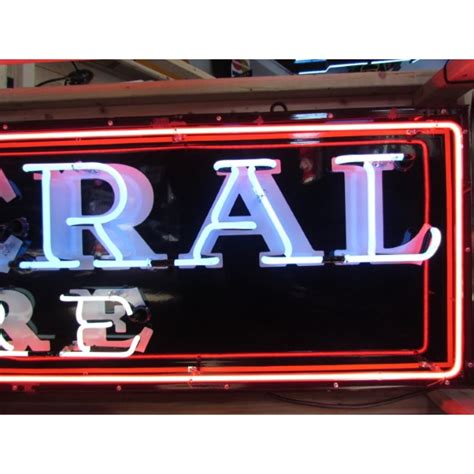 New General Tire Porcelain Neon Sign 8 Ft W x 24" H