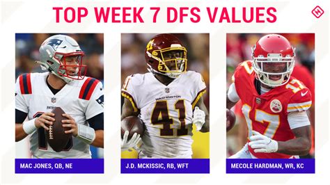 Nfl Dfs Picks Week 7 Best Sleepers Value Players For Draftkings