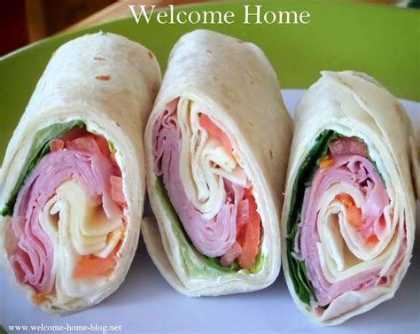 Ham And Cheese Wrap Jambon Et Fromage Recette Wrap Recettes De