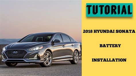 How To Install A Hyundai Sonata Battery Step By Step Youtube