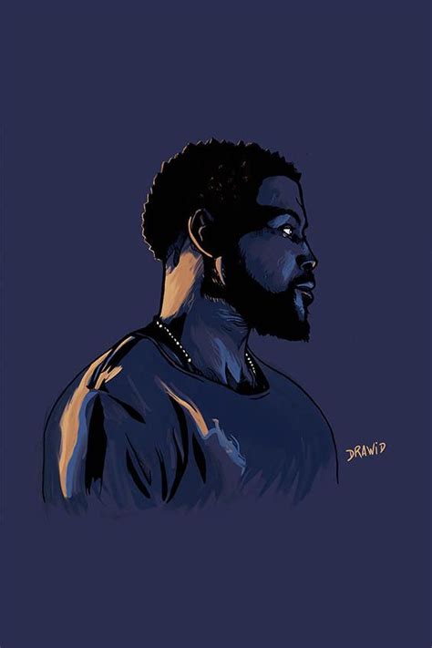 Affiche portrait de Damso illustration Etsy France Fond d écran