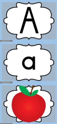 Printable Capital Alphabet Letters Flash Cards