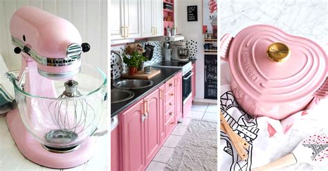 Hermosas Ideas Para Darle Un Toque Rosa A Tu Cocina