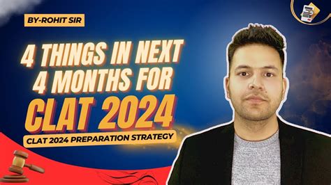 4 Things In Next 4 Months For Clat 2024 Clat 2024 Preparation