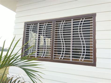 Modern Stainless Steel Window Grill For Office, Material Grade: SS 304 ...