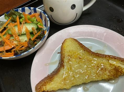 フレンチトースト 団塊の疲れない食卓 こんなんたべました