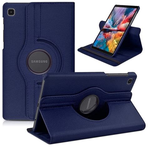 Samsung Galaxy Tab A7 Lite T220 T225 Pu 360 Degree Rotating Flip Stand Cover Shockproof Case