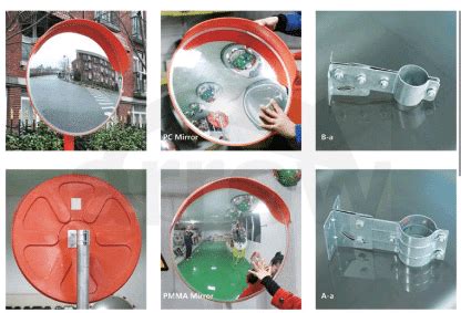 Convex Mirror Outdoor Polycarbonate Mm Arrow Safety