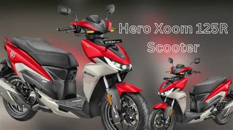 Hero Xoom 125r स्कूटर के स्पेसिफिकेशन्स का भारत मोबिलिटी एक्सपो में हुआ