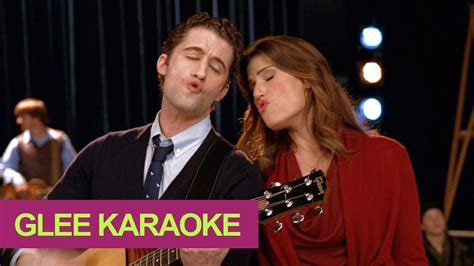 You And I You And I Glee Karaoke Version Youtube