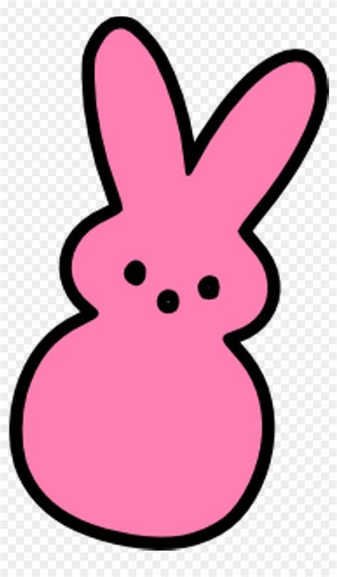 A Pink Bunny Face With Black Eyes And Ears On A Transparent Background Png