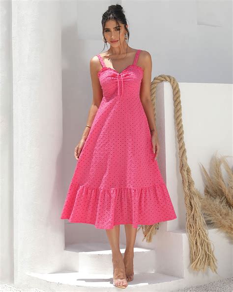 Fit You Vestido Miss Misses Laise Amarra O Busto Rosa