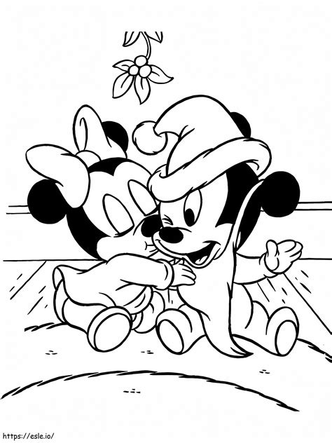 mickey mouse and minnie mouse colouring pages