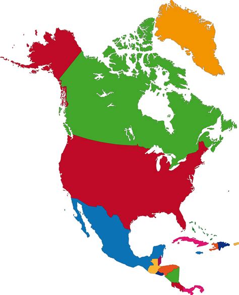 Countries of North America Diagram | Quizlet