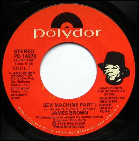 Polydor Sex Machine Part Sex Machine Part The James Brown SuperFan Club