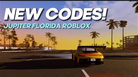 New Working Codes For Jupiter Florida Roblox Youtube