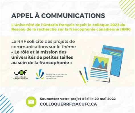 Appel Communications Pour La Colloque Le R Le Et La Missions Des