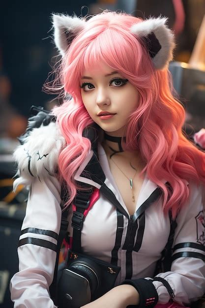 Premium Photo | A young girl cosplay a character who has a pretty face ...