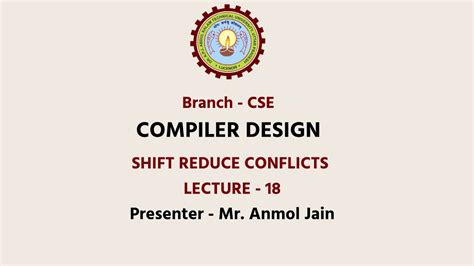 Compiler Design Shift Reduce Conflicts AKTU Digital Education YouTube