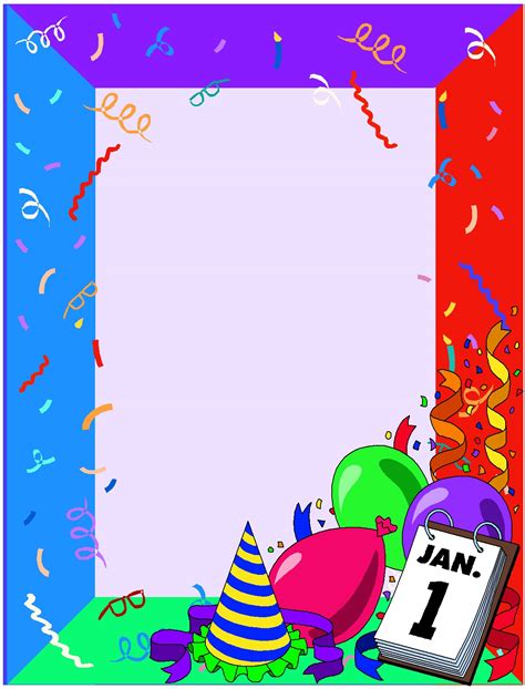 New Years Border Clipart | Free download on ClipArtMag