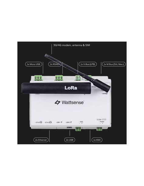 Wattsense Passerelle Iot Lorawan Multiprotocoles Gtb Wattsense Bridge