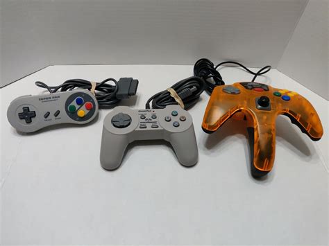 3rd Party Aftermarket Game Controllers •n64 Playstation Super Nintendo